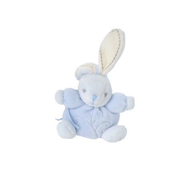 Kaloo Perle : Mini Patapouf 12 cm lapin bleu - Kaloo-K962155-5