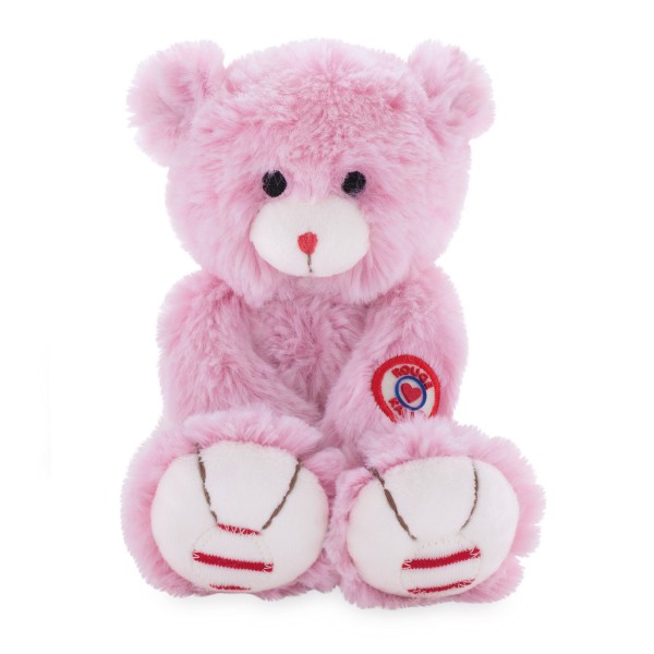 Rouge Kaloo : Peluche Ours couleur rose (Small) - Kaloo-K963544