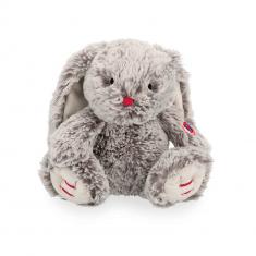 Prestige Léo Gray Rabbit Plush Toy - 24 cm