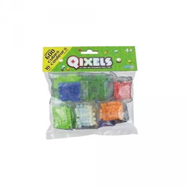 Kit de créations Qixels : Recharge 600 cubes en sachet - KanaiKids-KK87MIX