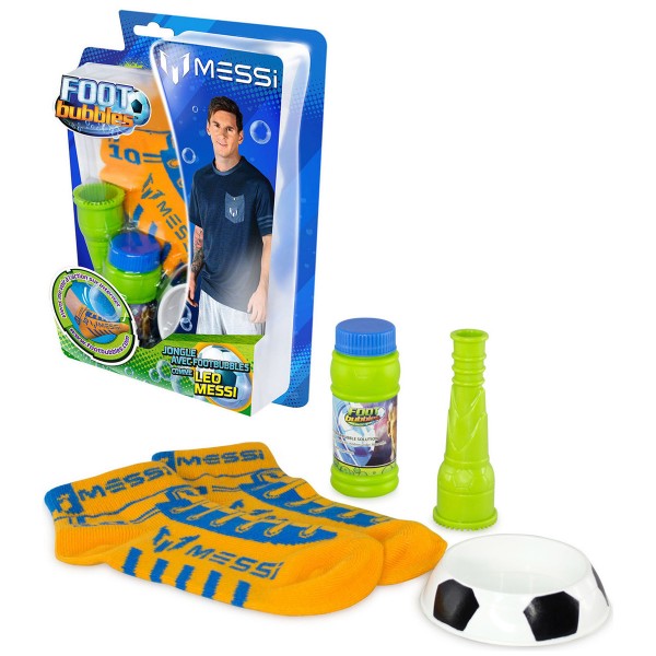 Kit de démarrage Foot Bubbles Lionel Messi : Chaussettes orange - KanaiKids-KKBULFOOT01-02