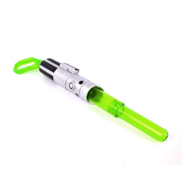 Porte-clefs et lampe torche Star Wars : Sabre laser vert de Yoda - KanaiKids-KK39325-Vert