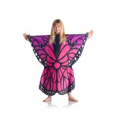 Butterfly fleece blanket