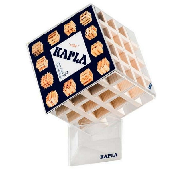 Kapla Cube 30 planchettes : Blanc - Kapla-CUBL