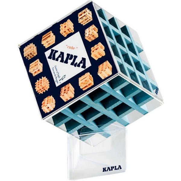 Kapla Cube 30 planchettes : Bleu clair - Kapla-CUBC