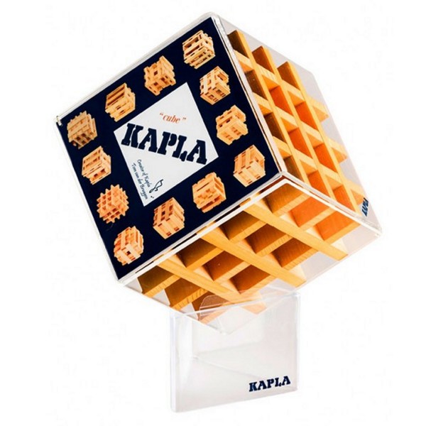 Kapla Cube 30 planchettes : Jaune - Kapla-CUBJ