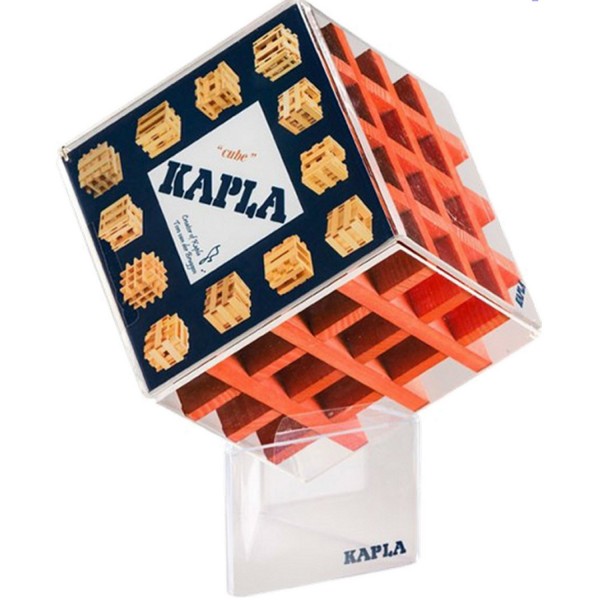 Kapla Cube 30 planchettes : Orange - Kapla-CUO