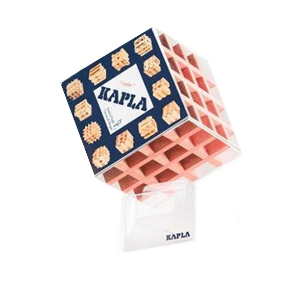 Kapla Cube 30 planchettes : Rose - Kapla-CURO