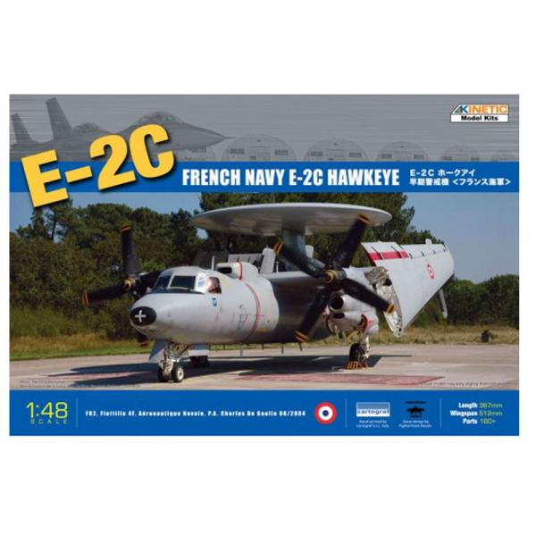 Maqueta de avión: avión francés E-2C  - Kinetic-K48015