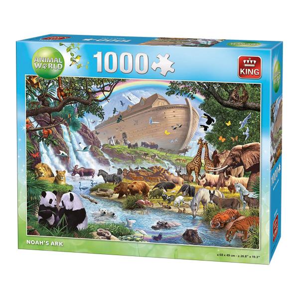 1000 pieces puzzle: Noah's Ark - King-57987