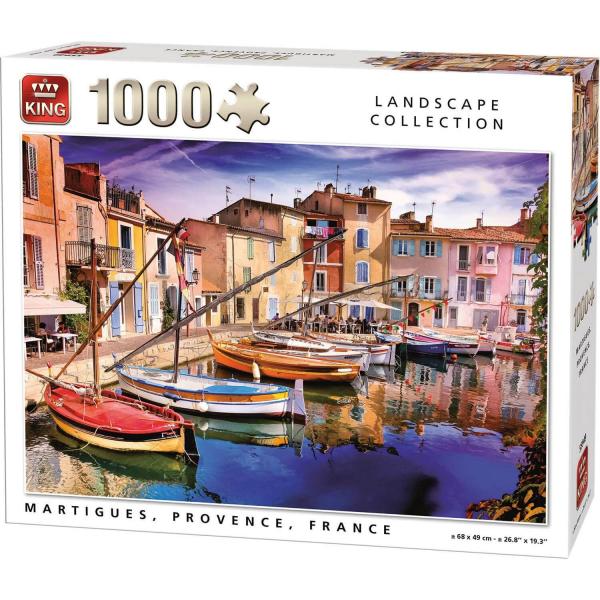 1000 Teile Puzzle: Martigues, Provence, Frankreich - King-55949