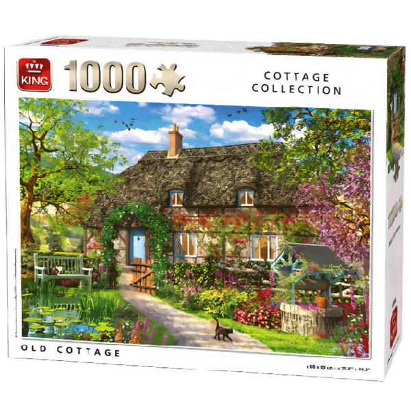 1000 piece puzzle: Old cottage - King-58606