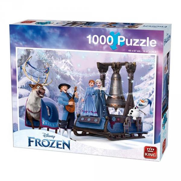 1000 Teile Puzzle: Disney Frozen: Winter - King-58595