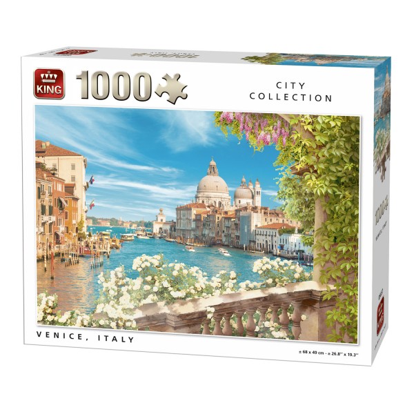 Puzzle 1000 pièces : Venise, Italie - King-58178
