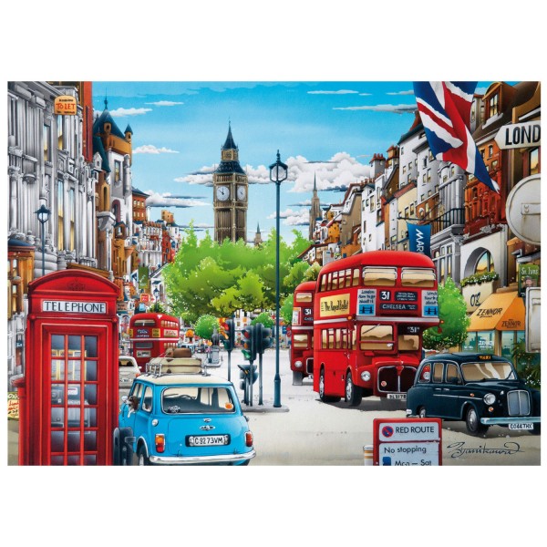 1000 pieces puzzle City Collection: London - King-58313
