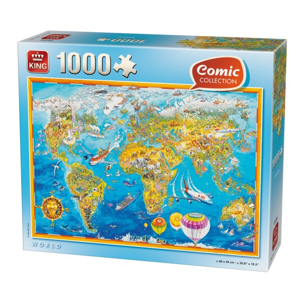 Puzzle 1000 Pièces : C'est L'Europe Gibsons