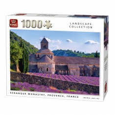 1000 Teile Puzzle: Abtei Notre-Dame de Sénanque, Provence