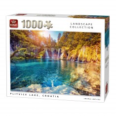 Puzzle 1000 pièces :  Lac de Plitvice, Croatie