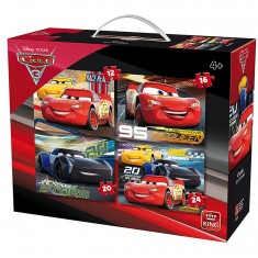 Puzzles de 12 a 24 piezas: 4 puzzles: Coches