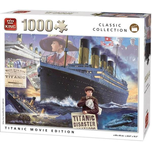1000 pieces puzzle: Titanic movie - King-55933