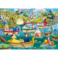 1000 pieces puzzle: Fun on the water, Disney