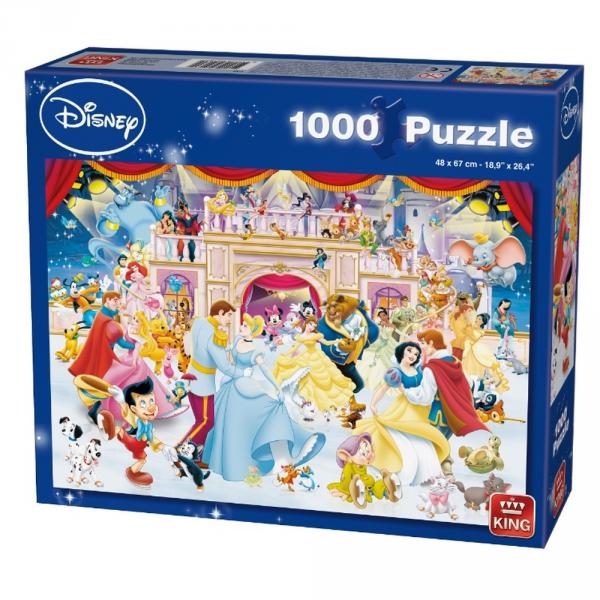 1000 pieces puzzle: Disney vacation on ice - King-58615