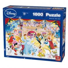 Puzzle 1000 pièces : Vacances Disney sur glace