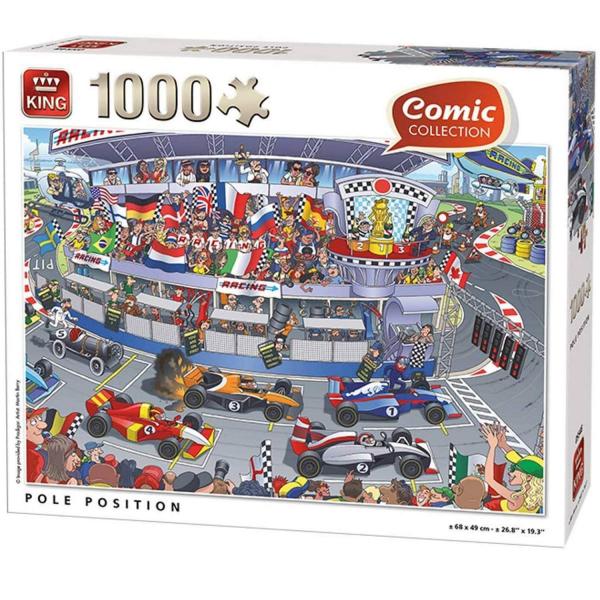 1000 pieces puzzle: Comic Collection: Pole position - King-5548