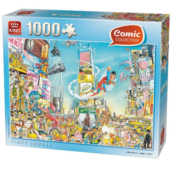 Puzzle 1000 pièces Comic Collection : Times Square - King-100245