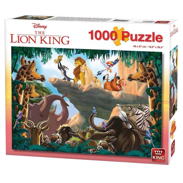 Puzzle 1000 pièces : Disney : Le Roi Lion - King Puzzles - Rue des Puzzles
