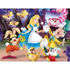 Puzzle de 500 piezas: Disney: Alicia en el país de las maravillas