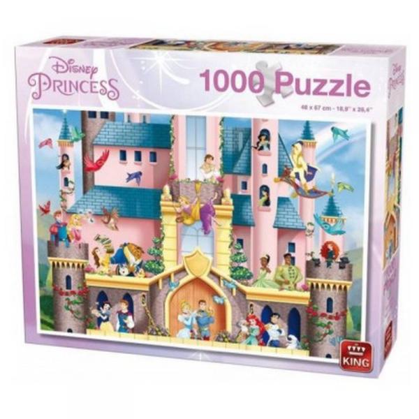 1000 Teile Puzzle: Disney: das magische Schloss - King-55917