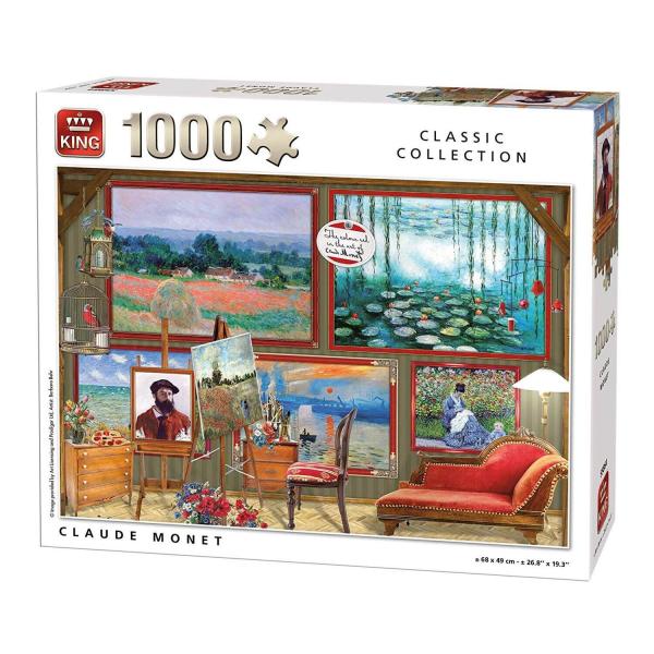 1000 pieces puzzle: Claude Monet - King-55864