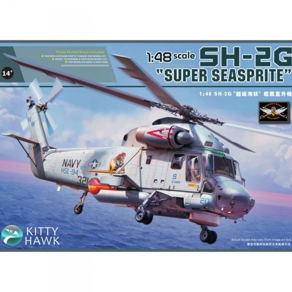 Maquette Hélicoptère : SH-2G Super Seasprite - Kittyhawk-KHM80126