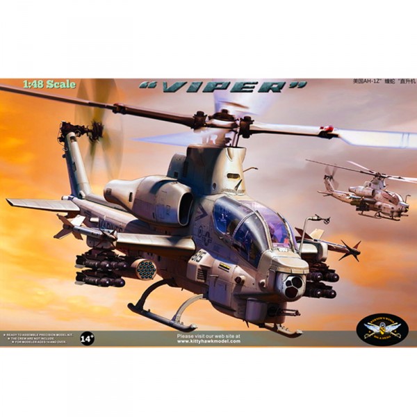 Maquette hélicoptère : AH-1Z "Viper" - KittyHawk-KHM80125