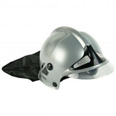 Firefighter helmet with visor