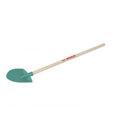 Pala de madera y plástico bosch.