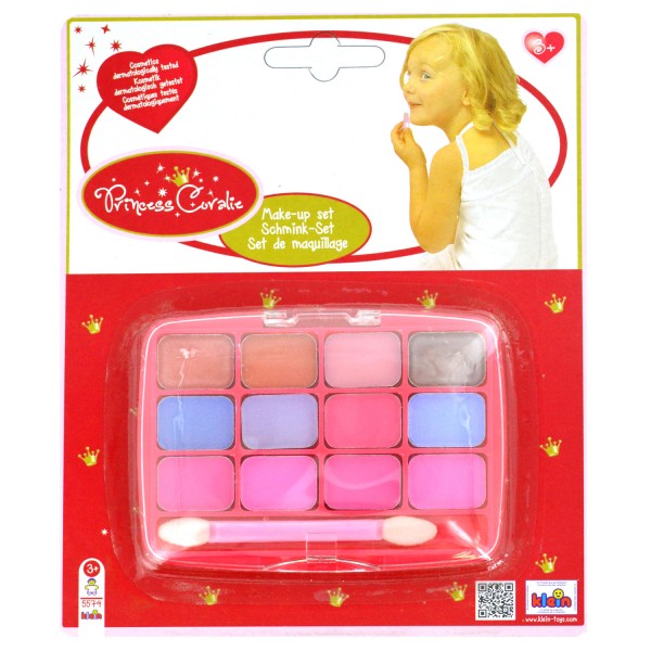 Set de maquillage - Princess Coralie : Palette Fards à paupières et brillants à lèvres - Klein-5574-C