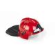 Miniature Firefighter helmet with red visor