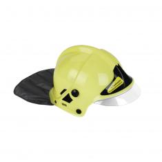 Firefighter helmet with visor, phosphorescent
