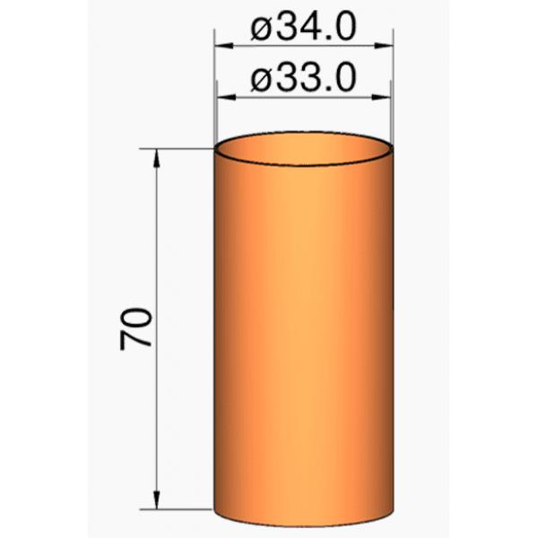 Coupleur pour tubes de corps de 35 mm - MPL-3407000