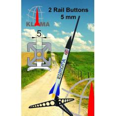 Klima Boutons de rail (ensemble de 2)