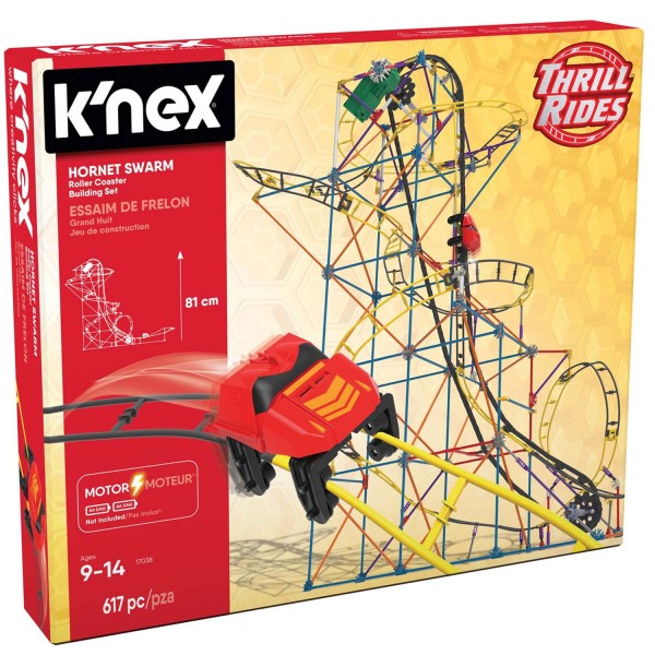 Jeu de construction K'nex : Thrill Rides : Montagnes russes Essaim de frelon - Knex-17038