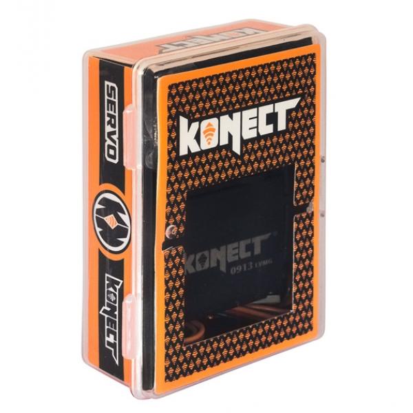 Servo Digital 9kg-0.13s pignons métal Konect - KN-0913LVMG
