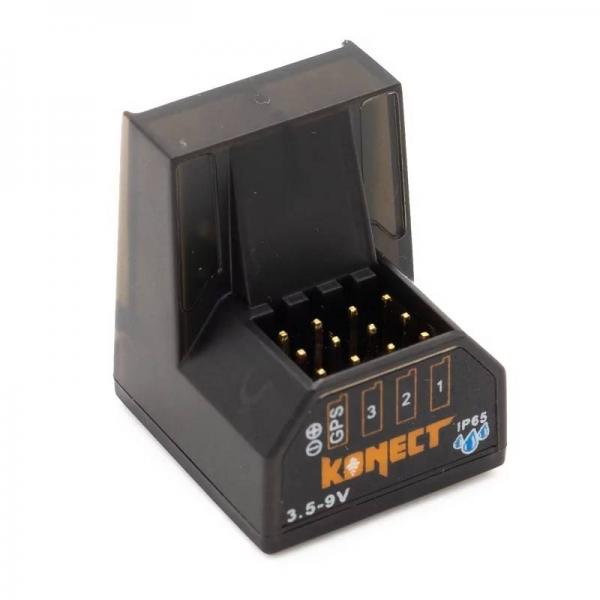 Mini récepteur étanche RG4CHWP 4 voies - Radio Konect X9S - KN-XR-RG4CHWP