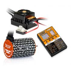 Konect Combo Brushless 50A WP Moteur 4P 3652SL 5400KV Carte de Programmation