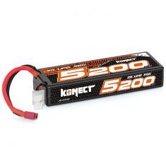 Konect Lipo 5200mah 7.4V 50C 2S1P 38.4Wh (Slim Pack Dean )