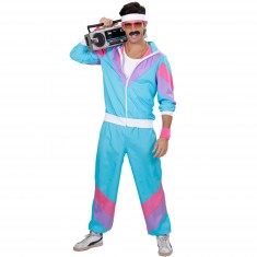 80er-Jahre-Trainingsanzug-Kostüm – Herren