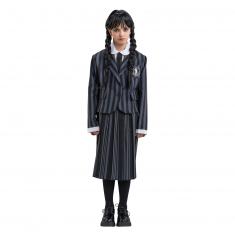 KIMOKAWAII Böses Joker Kostüm Für Mädchen Größe L (10/12 Jahre) – Halloween Kostüm Aus Tergal & Satin