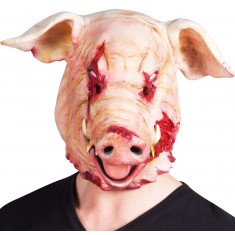 Latexmaske - Zombieschwein